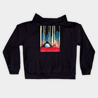 Camping in the Forest Kids Hoodie